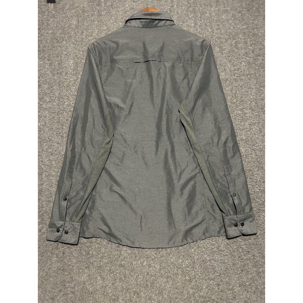 Kuhl Airspeed Shirt Men medium hybrid knit zip pocket upf 30 utility workwear - Picture 3 of 7